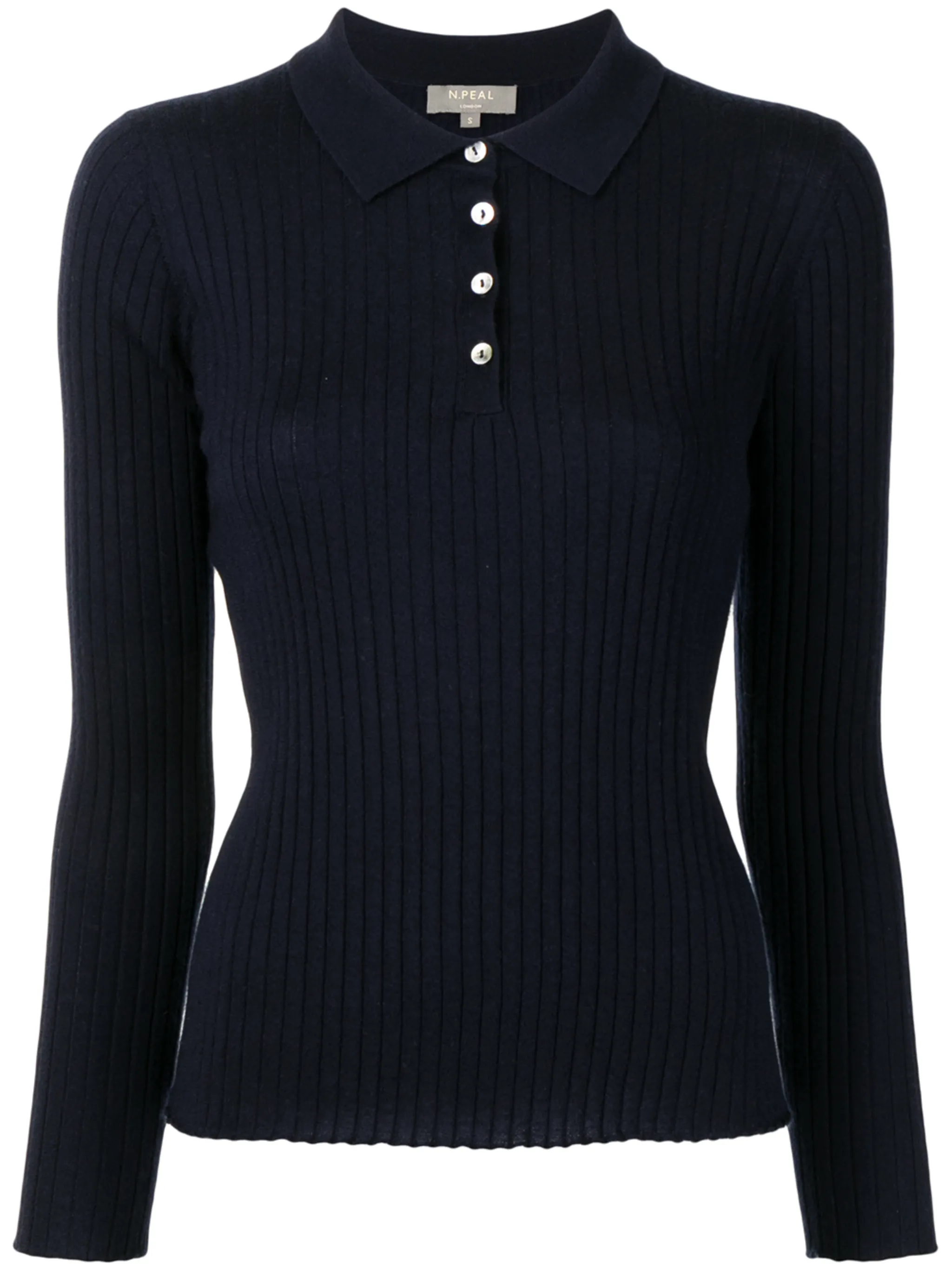 Свитер в рубчик N.Peal, синий
Свитер в рубчик N.Peal, синий