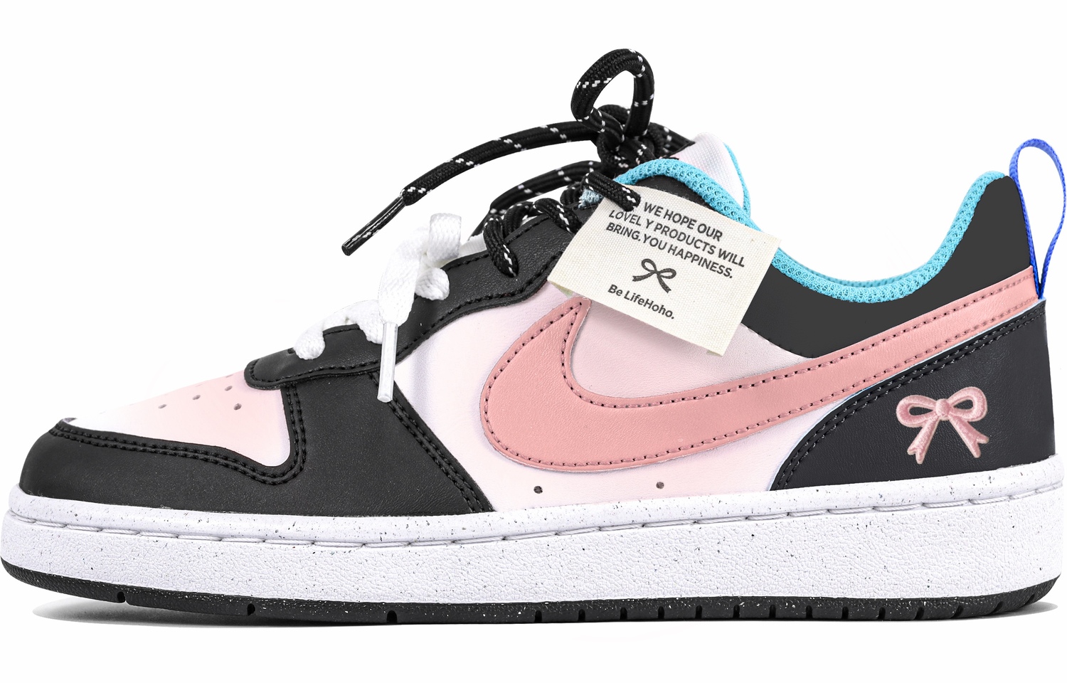 Nike Court Borough с амортизацией, износостойкие низкие детские скейтбординговые туфли Black Pink для подростков
Nike Court Borough с амортизацией, износостойкие низкие детские скейтбординговые туфли Black Pink для подростков