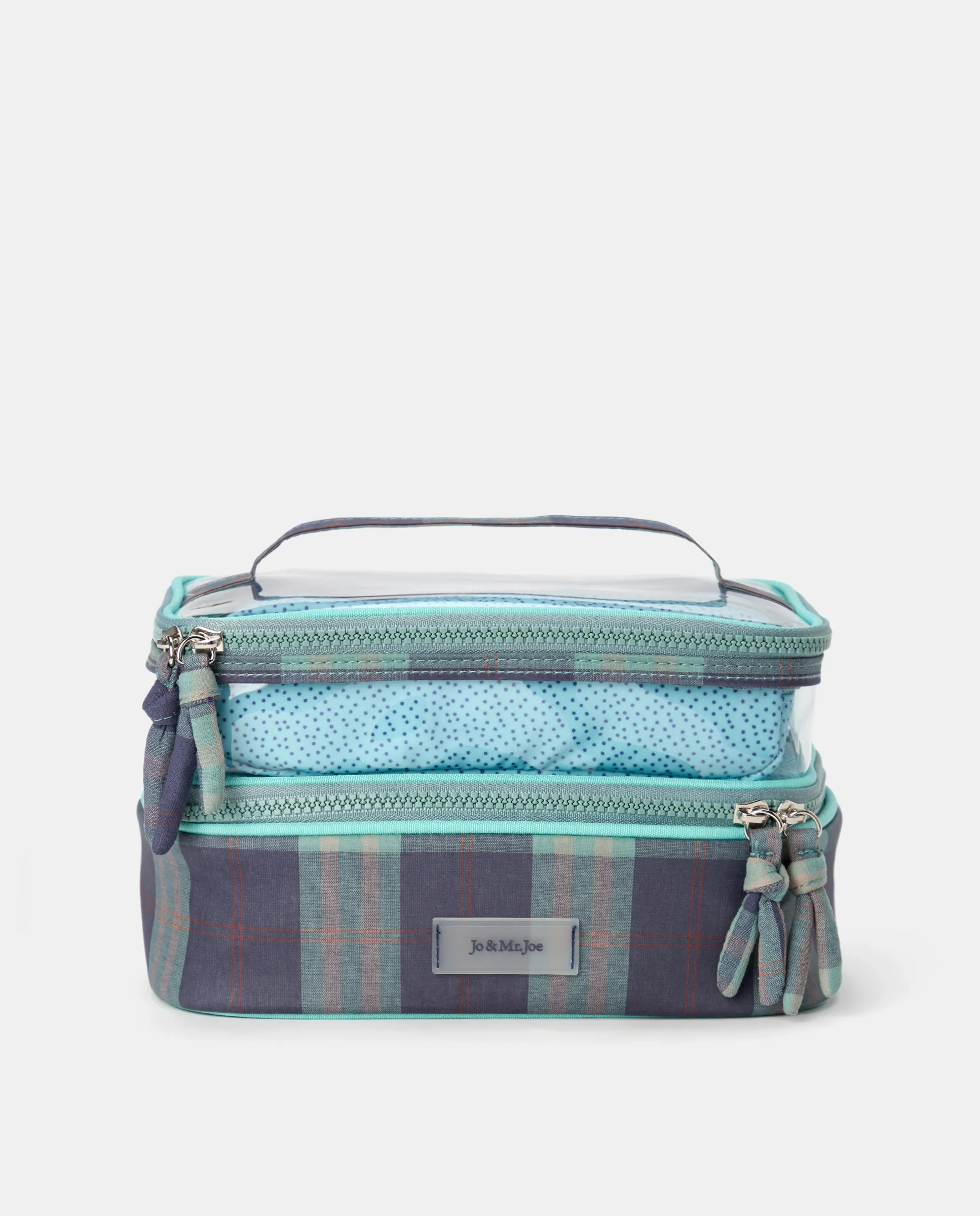 Косметичка с принтом Jo & Mr. Joe, синий
Косметичка с принтом Jo & Mr. Joe, синий