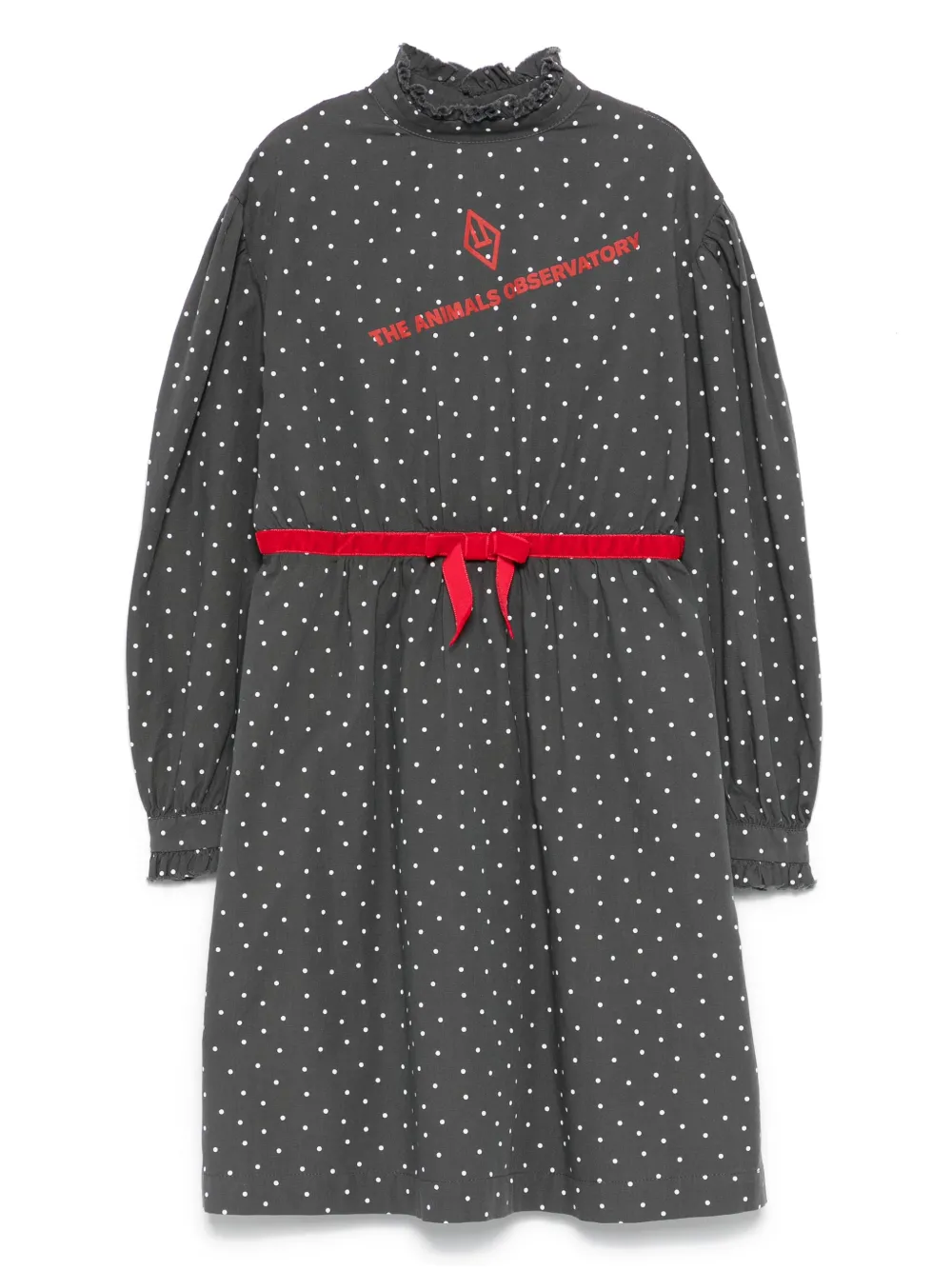 Платье миди Tortoise в горох с оборками The Animals Observatory, серый
Платье миди Tortoise в горох с оборками The Animals Observatory, серый