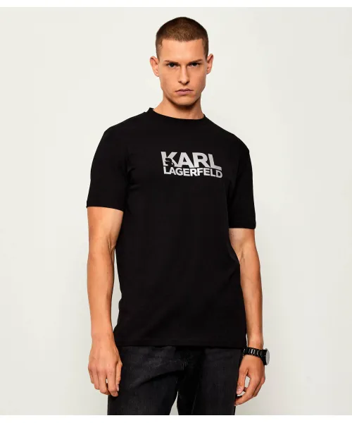 Футболка Regular fit Karl Lagerfeld, черный 
Футболка Regular fit Karl Lagerfeld, черный