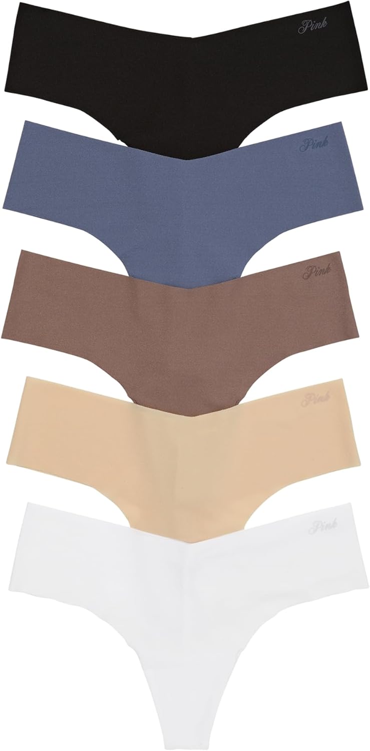 Женские трусы-стринги Victoria's Secret PINK No Show, мультипак, размер XS-XXL, Summer Basic
Женские трусы-стринги Victoria's Secret PINK No Show, мультипак, размер XS-XXL, Summer Basic