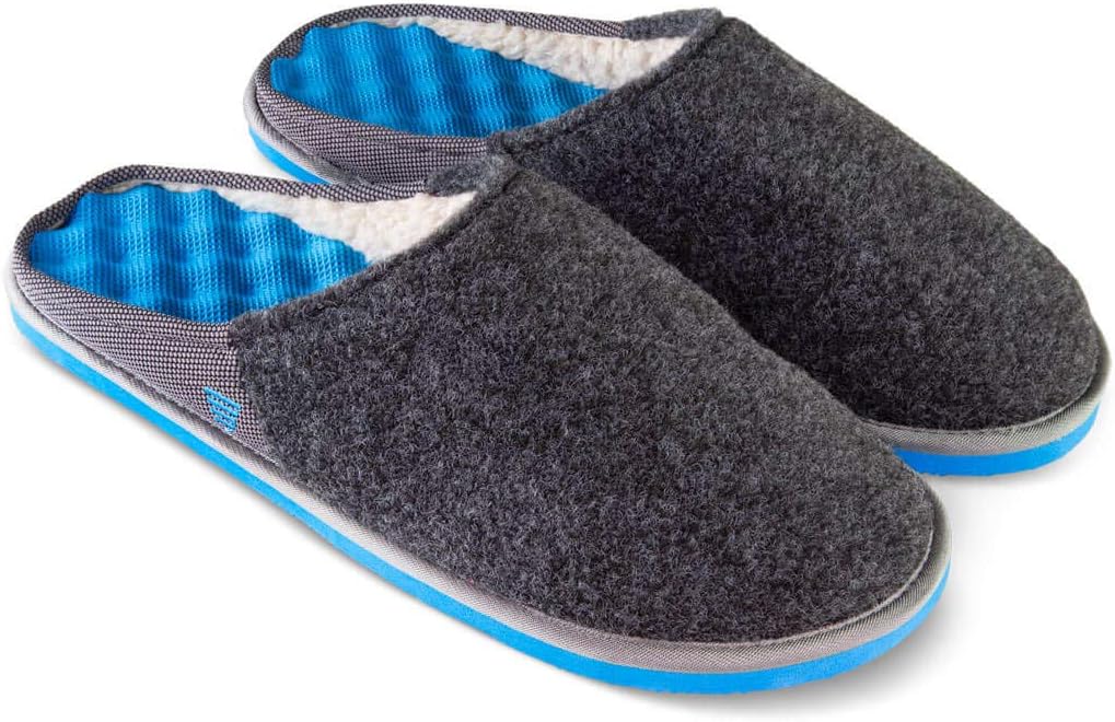 Тапочки для восстановления ступней PR, Массажные тапочки с шерстяной подкладкой из шерпы Gone For A Run, синий/серый
Тапочки для восстановления ступней PR, Массажные тапочки с шерстяной подкладкой из шерпы Gone For A Run, синий/серый