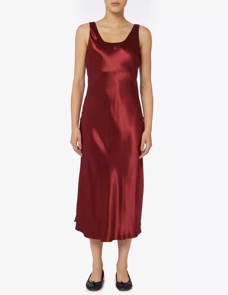 Длинное платье-комбинация из вискозы 24.7 Studio, бордовый
Длинное платье-комбинация из вискозы 24.7 Studio, бордовый