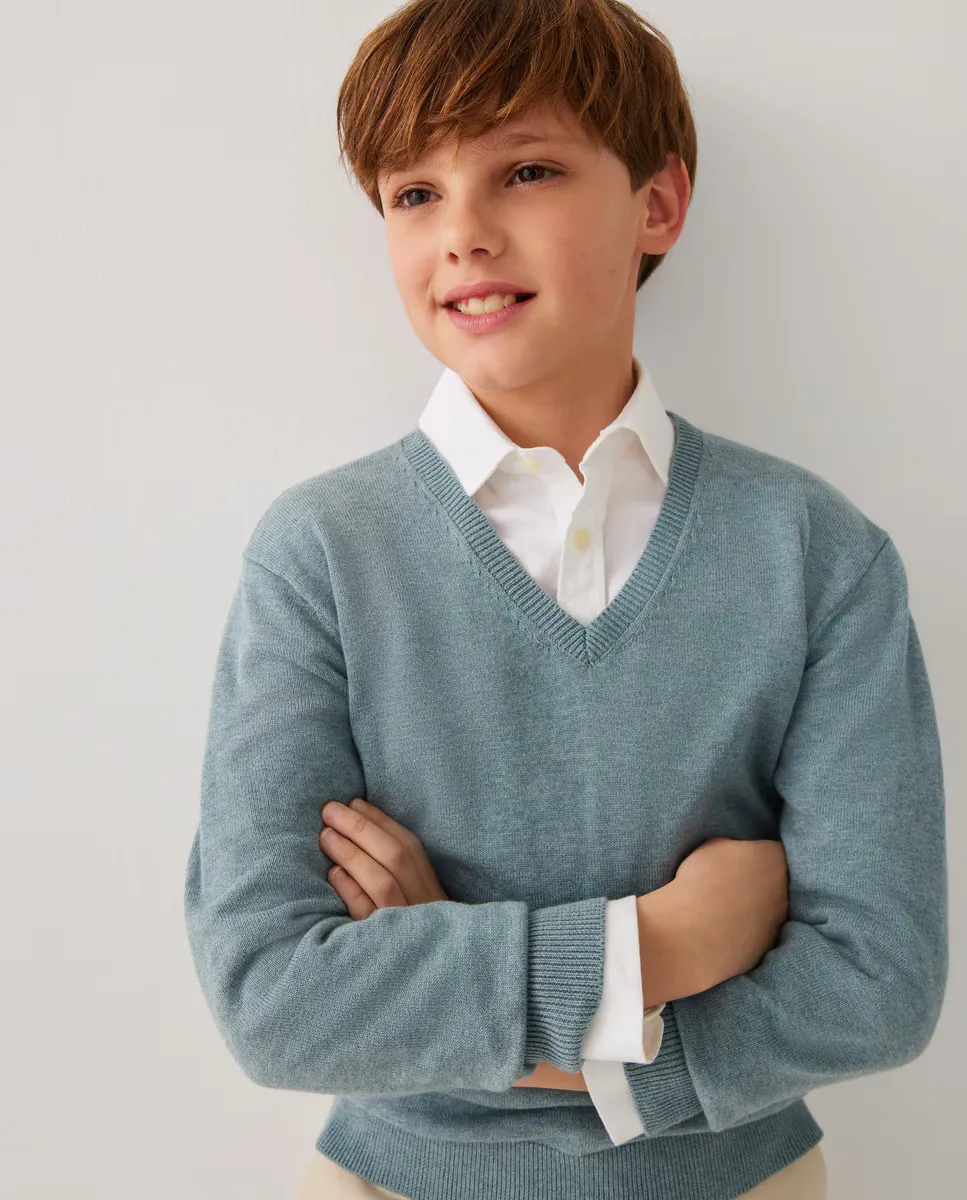 Свитер для мальчиков с V-образным вырезом для церемонии Coconut El Corte Inglés, цвет Jabón
Свитер для мальчиков с V-образным вырезом для церемонии Coconut El Corte Inglés, цвет Jabón