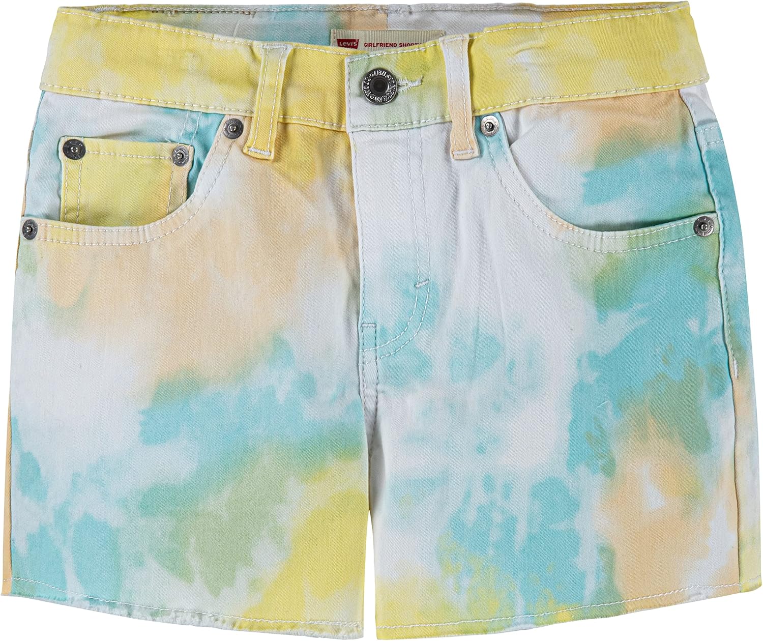 Джинсовые шорты Levi's для девочек, Sunny Tie Dye
Джинсовые шорты Levi's для девочек, Sunny Tie Dye