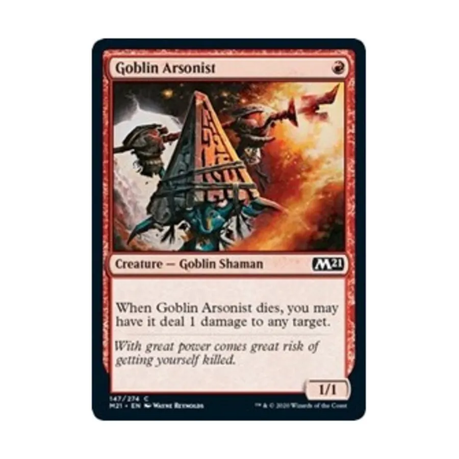 CCG Гоблин-поджигатель (клавиша C), MTG - Core Set 2021
CCG Гоблин-поджигатель (клавиша C), MTG - Core Set 2021