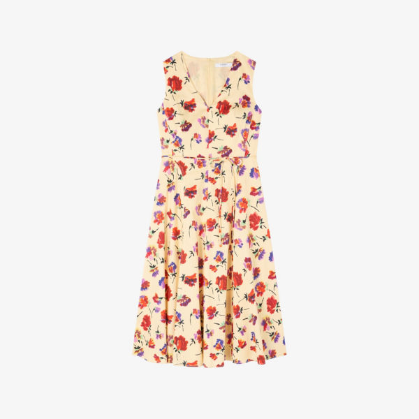 Платье миди Lk Bennett Gaia из хлопка без рукавов с цветочным принтом, мультиколор
Платье миди Lk Bennett Gaia из хлопка без рукавов с цветочным принтом, мультиколор