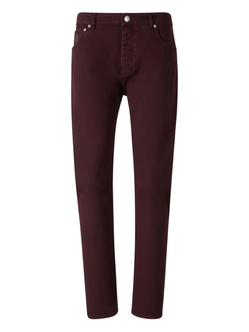 Джинсы с вышивкой на карманах Brunello Cucinelli, красный
Джинсы с вышивкой на карманах Brunello Cucinelli, красный