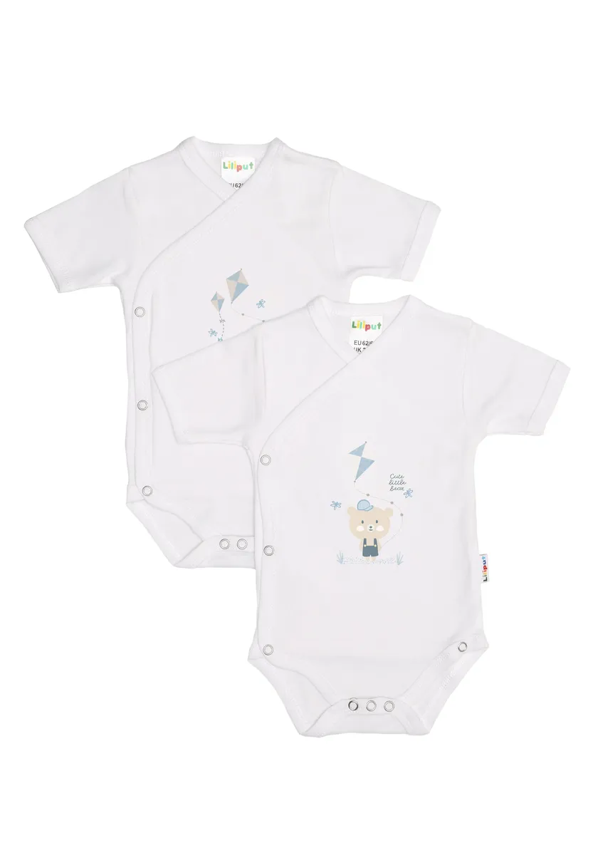Боди-лилипут с милым принтом спереди Liliput, белый 
Боди-лилипут с милым принтом спереди Liliput, белый