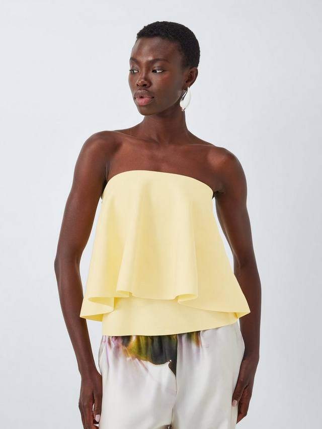 Editions Ruffle Bandeau топ из трикотажа John Lewis, Yellow
Editions Ruffle Bandeau топ из трикотажа John Lewis, Yellow