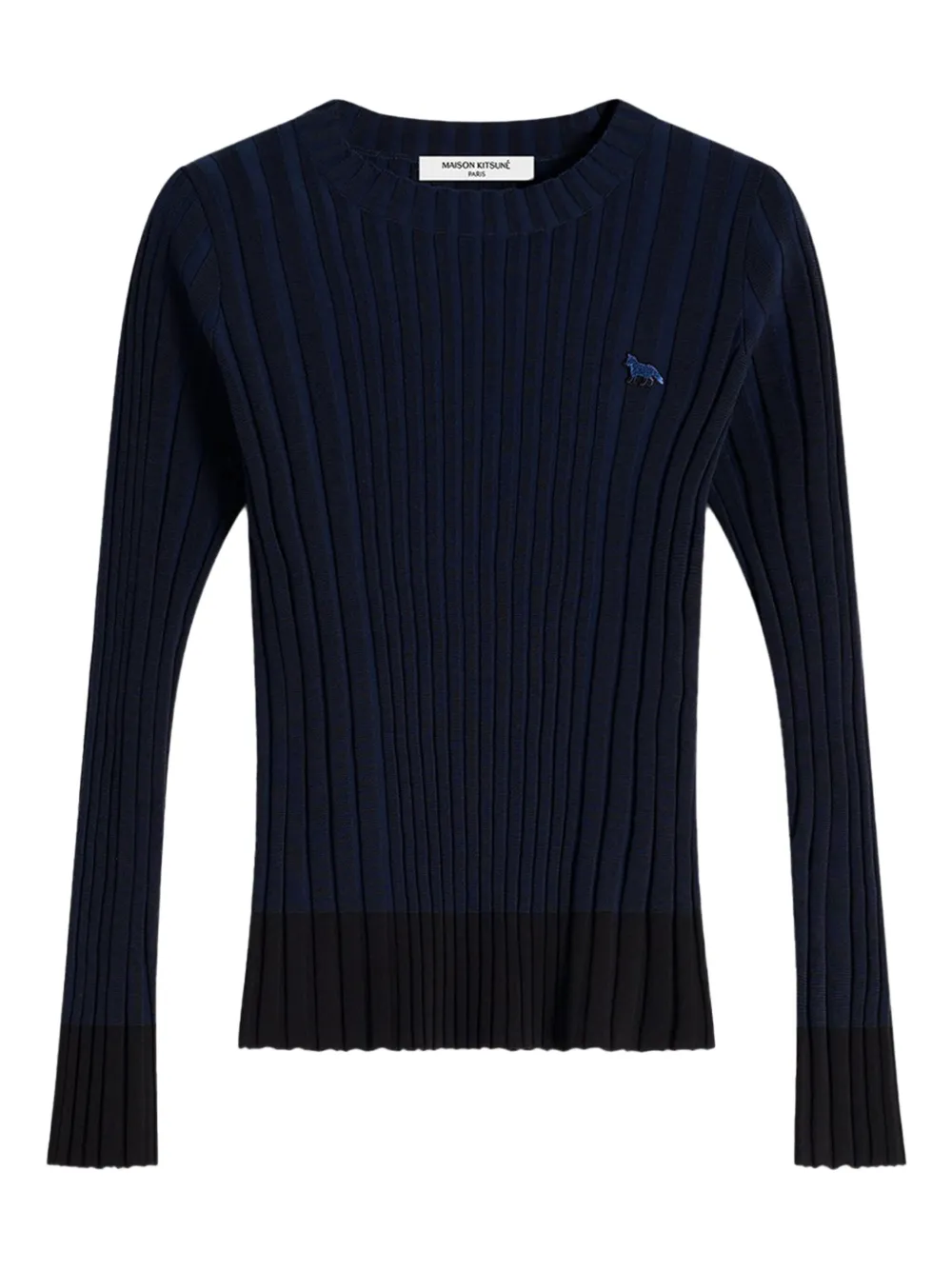 Джемпер в рубчик Maison Kitsuné, синий
Джемпер в рубчик Maison Kitsuné, синий