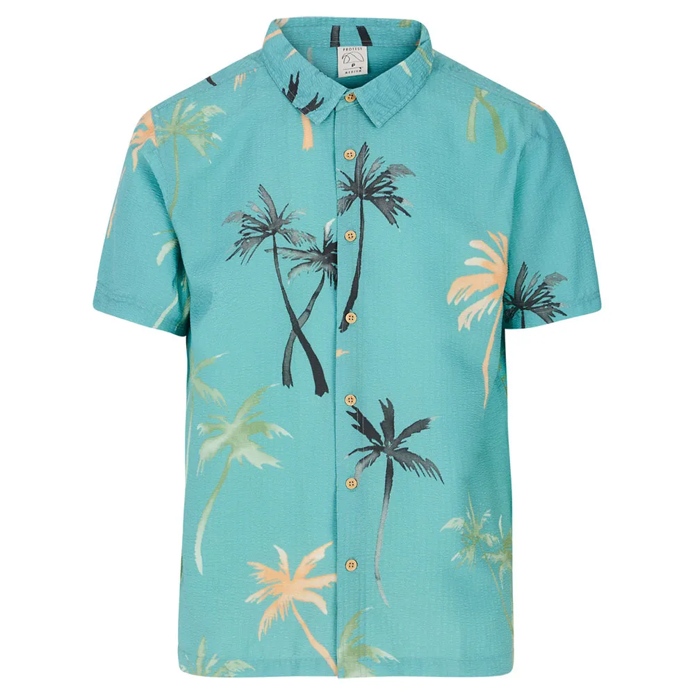 Рубашка с коротким рукавом Protest Duston, зеленый
Рубашка с коротким рукавом Protest Duston, зеленый