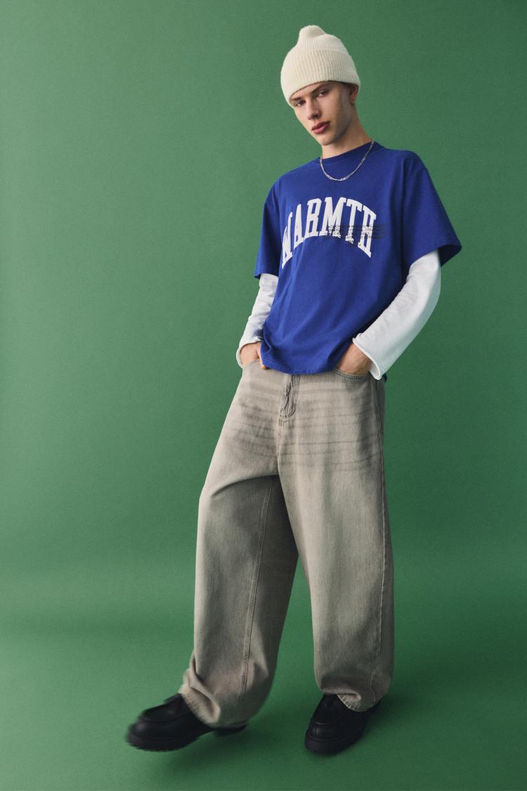 Очень мешковатые джинсы с потертой отделкой Pull And Bear, серый
Очень мешковатые джинсы с потертой отделкой Pull And Bear, серый