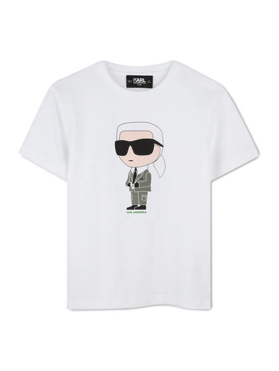 Футболка обычного кроя Z30437 D Karl Lagerfeld Kids, белый 
Футболка обычного кроя Z30437 D Karl Lagerfeld Kids, белый