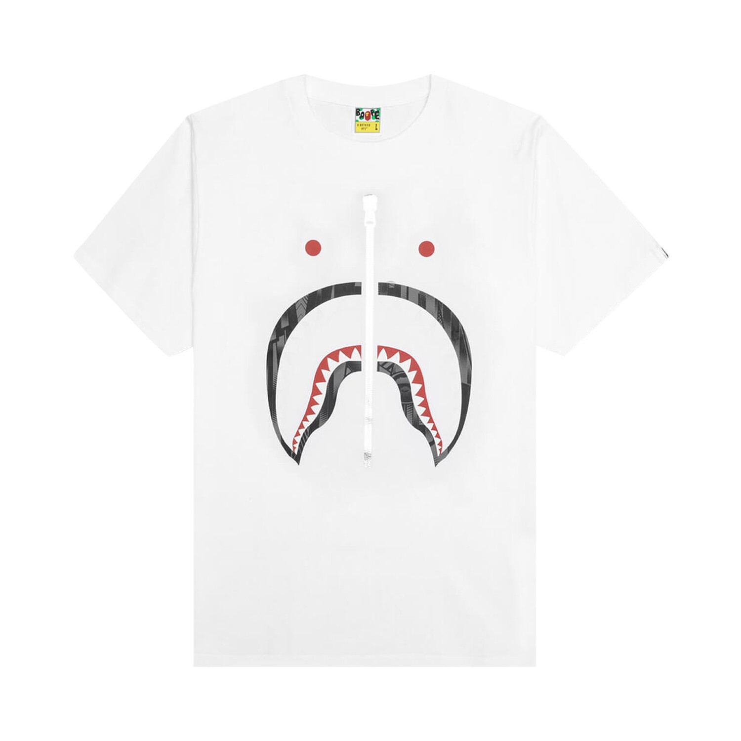 Футболка BAPE Speed Racer Shark, белая 
Футболка BAPE Speed Racer Shark, белая