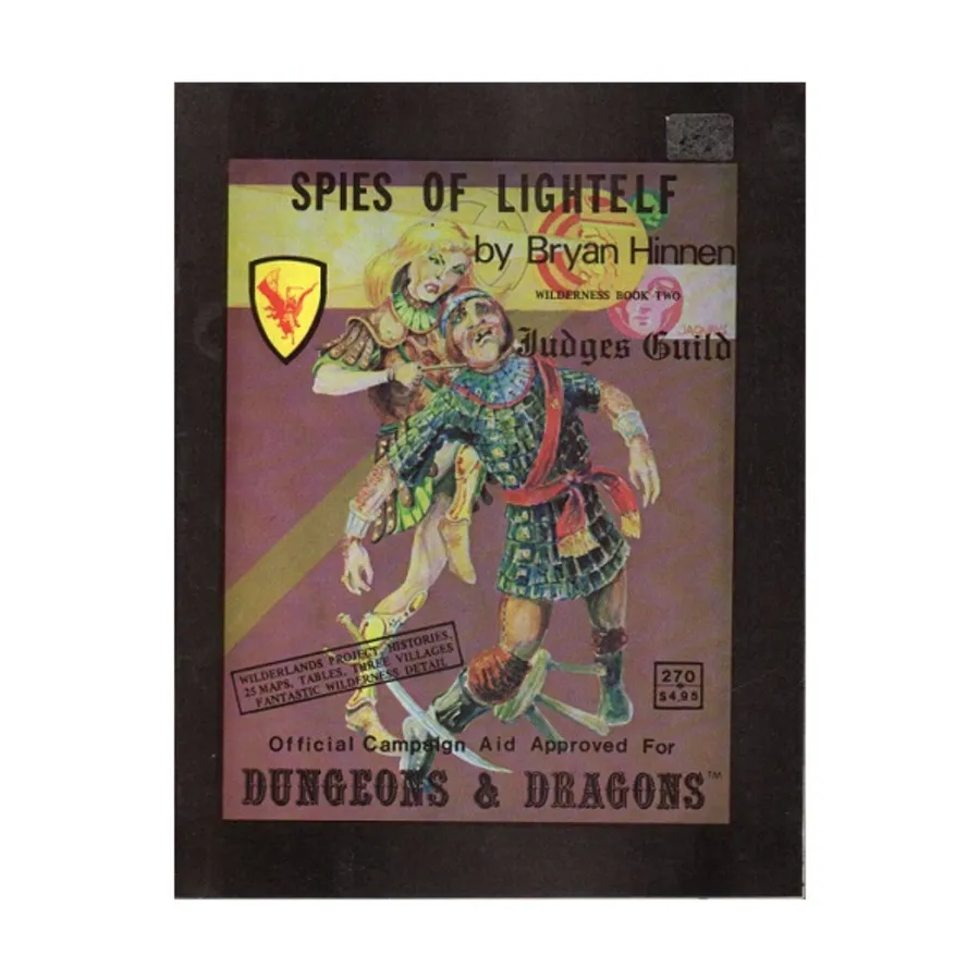 Модуль Spies of Lightelf (2nd Printing), Dungeons & Dragons Fantasy Modules (N - S) (Judges Guild) 
Модуль Spies of Lightelf (2nd Printing), Dungeons & Dragons Fantasy Modules (N - S) (Judges Guild)