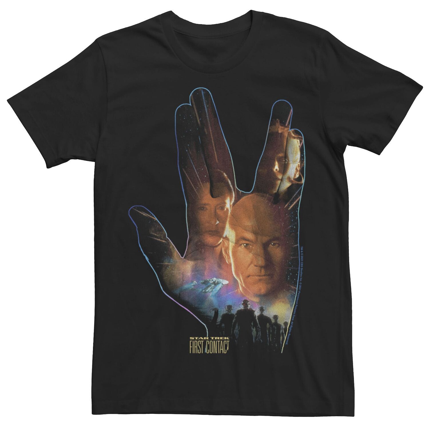 Мужская длинная футболка с логотипом Star Trek First Contact Live Licensed Character
Мужская длинная футболка с логотипом Star Trek First Contact Live Licensed Character