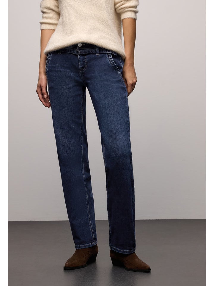 Street One Джинсы - стандартный крой - темно-синего цвета
Street One Джинсы - стандартный крой - темно-синего цвета