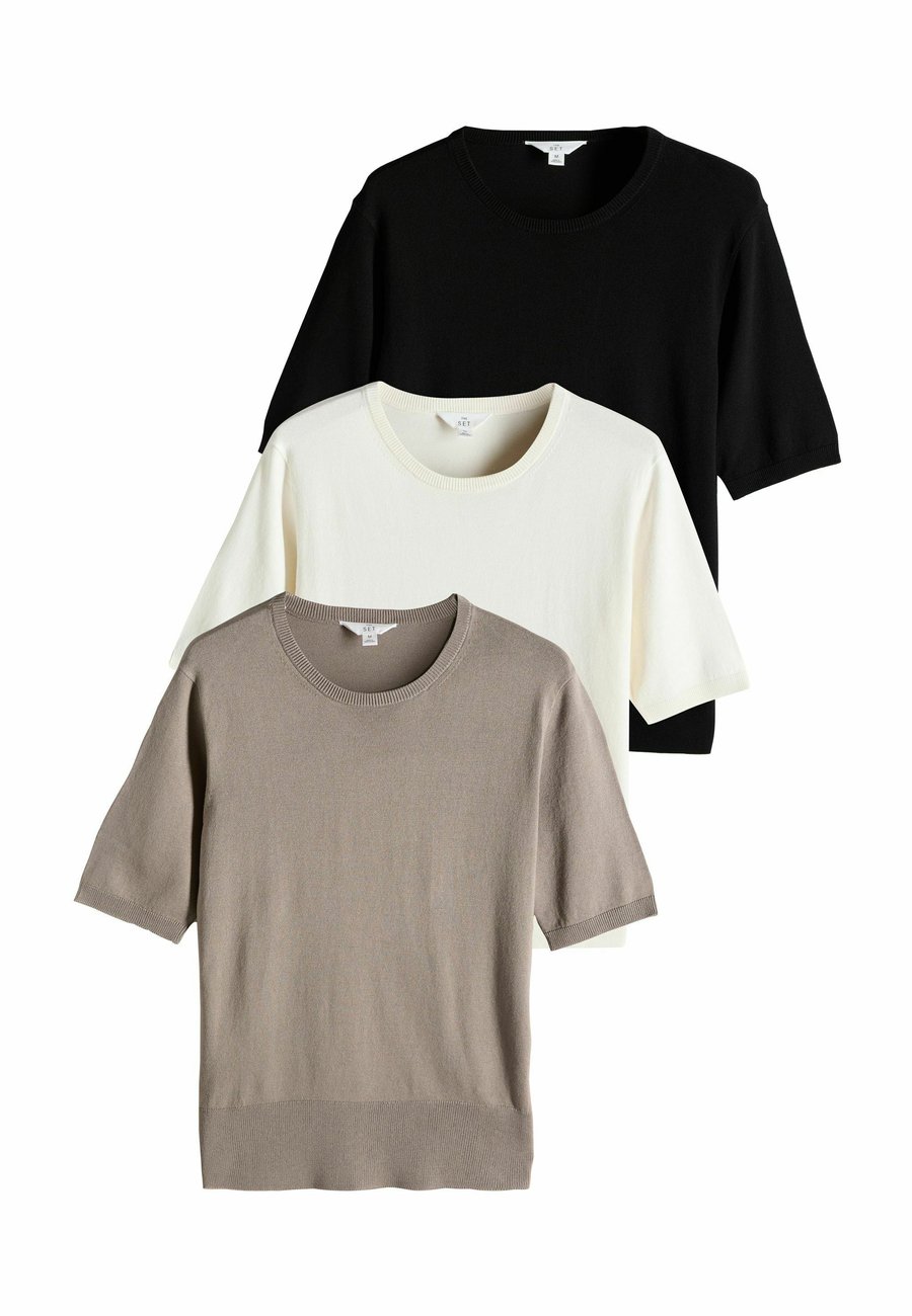 Футболка THE SET 3 PACK , Black Neutral Cream/Black
Футболка THE SET 3 PACK , Black Neutral Cream/Black