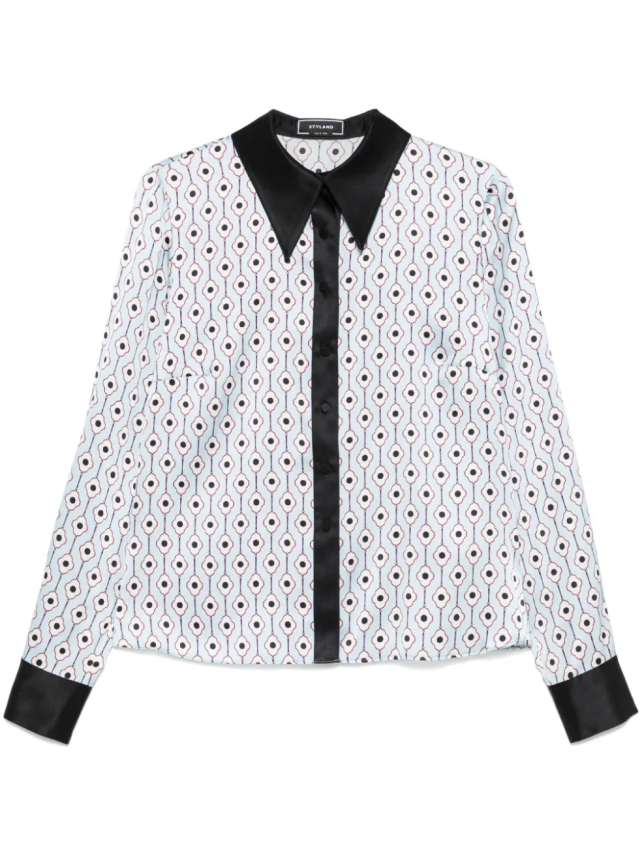 Рубашка STYLAND с цветочным принтом, синий
Рубашка STYLAND с цветочным принтом, синий