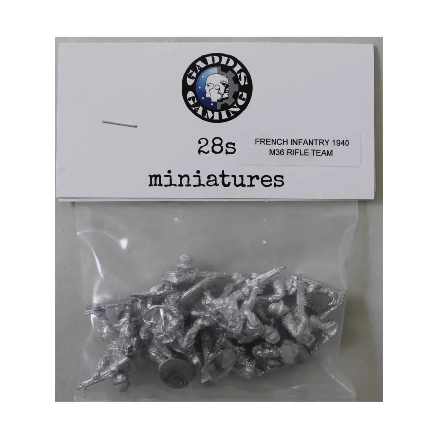 FRA Стрелковая группа M36 из 10 человек, WWII Miniatures - France - Infantry (28mm)
FRA Стрелковая группа M36 из 10 человек, WWII Miniatures - France - Infantry (28mm)