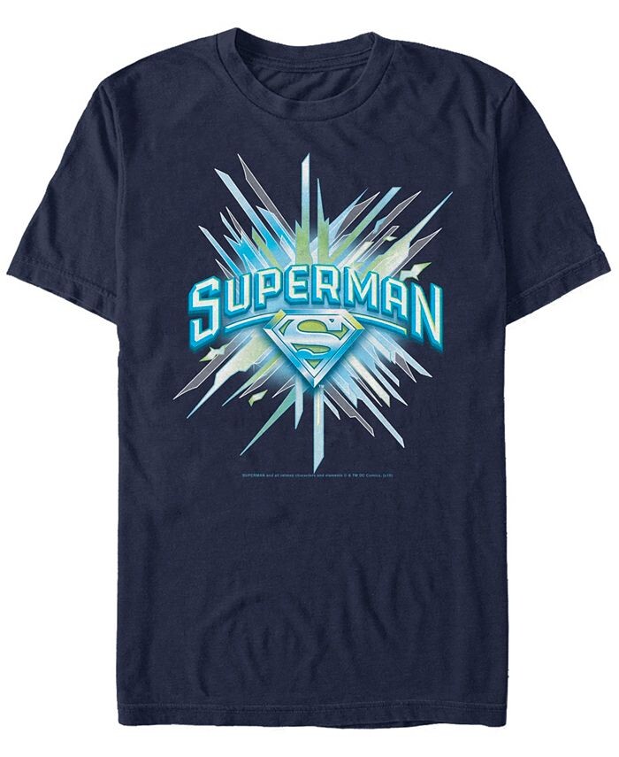 Мужская футболка с короткими рукавами и логотипом DC Superman Chrystal Fifth Sun, синий
Мужская футболка с короткими рукавами и логотипом DC Superman Chrystal Fifth Sun, синий
