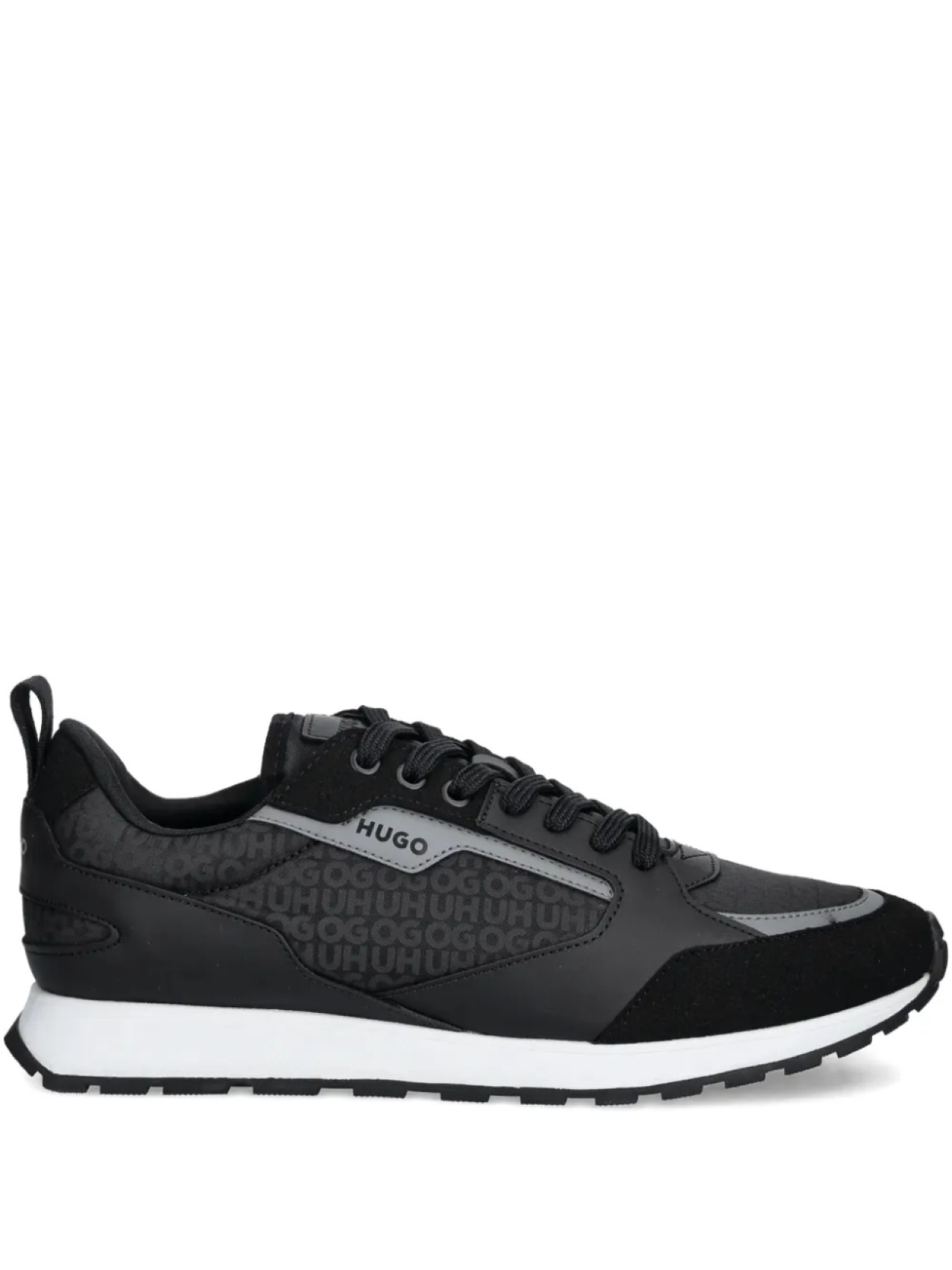 Кроссовки с монограммой HUGO, черный
Кроссовки с монограммой HUGO, черный