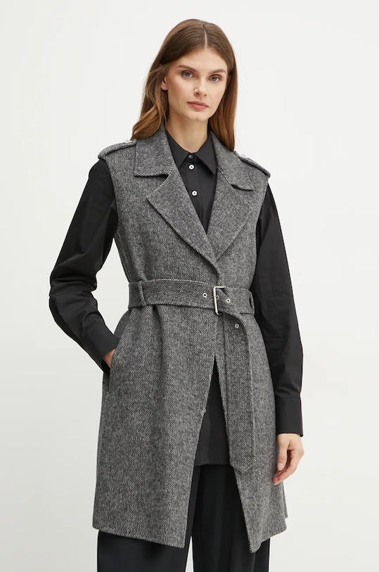 Жилет из шерсти Liu Jo, серый
Жилет из шерсти Liu Jo, серый