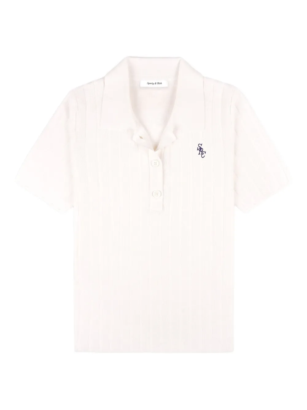 Рубашка поло SRC в рубчик с логотипом Sporty & Rich, белый
Рубашка поло SRC в рубчик с логотипом Sporty & Rich, белый