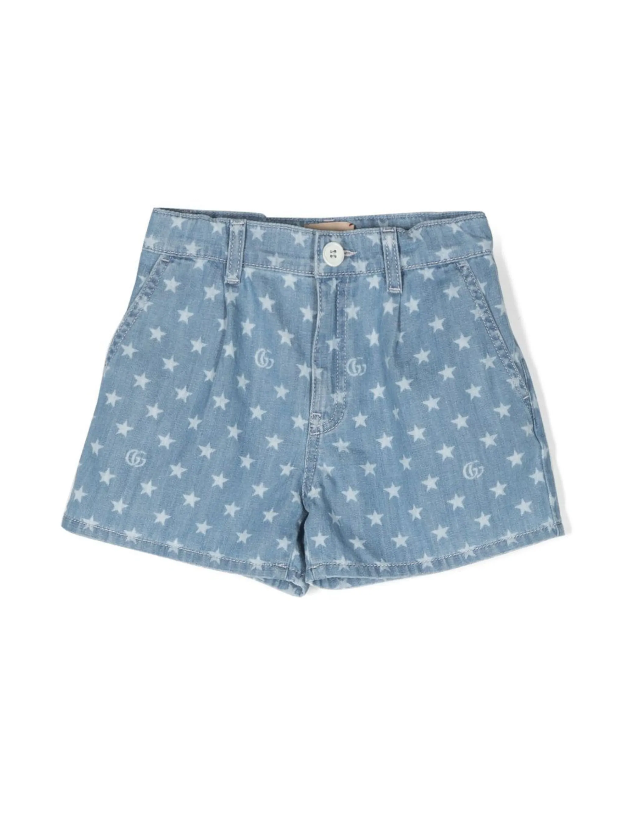 Джинсовые шорты с принтом Gucci Kids, синий
Джинсовые шорты с принтом Gucci Kids, синий