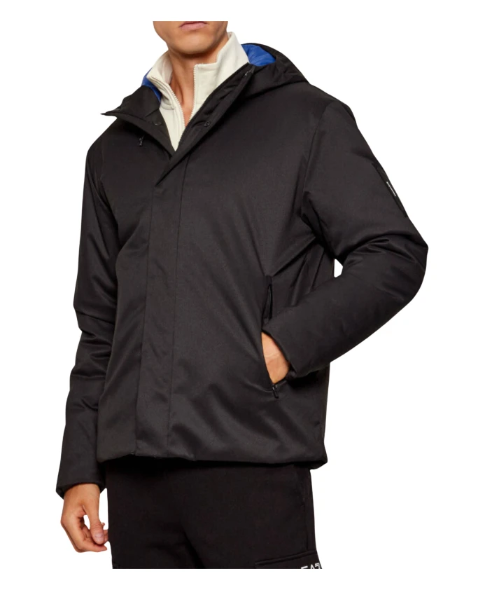 Пальто из тканого кабана Emporio Armani Ea7, черный
Пальто из тканого кабана Emporio Armani Ea7, черный