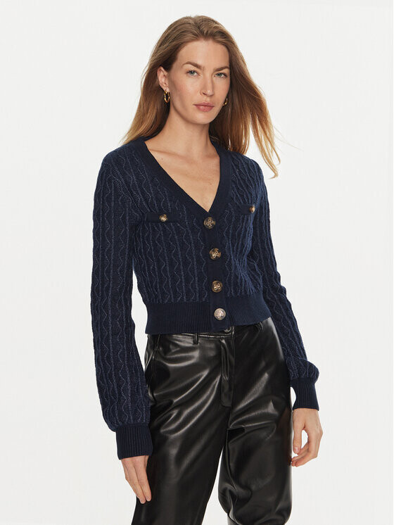 Кардиган стандартного кроя Guess, синий
Кардиган стандартного кроя Guess, синий