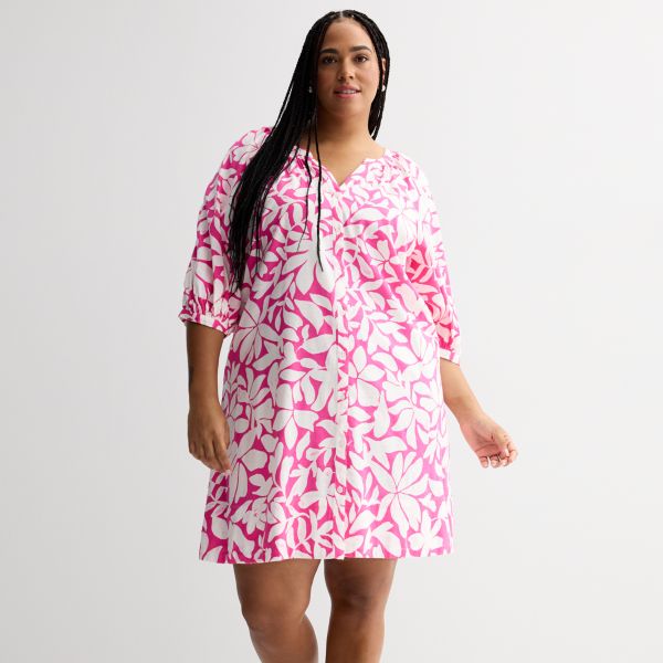 Платье-футляр больших размеров с пуговицами спереди и рукавами локтя Sonoma Goods For Life, цвет rose painted floral
Платье-футляр больших размеров с пуговицами спереди и рукавами локтя Sonoma Goods For Life, цвет rose painted floral