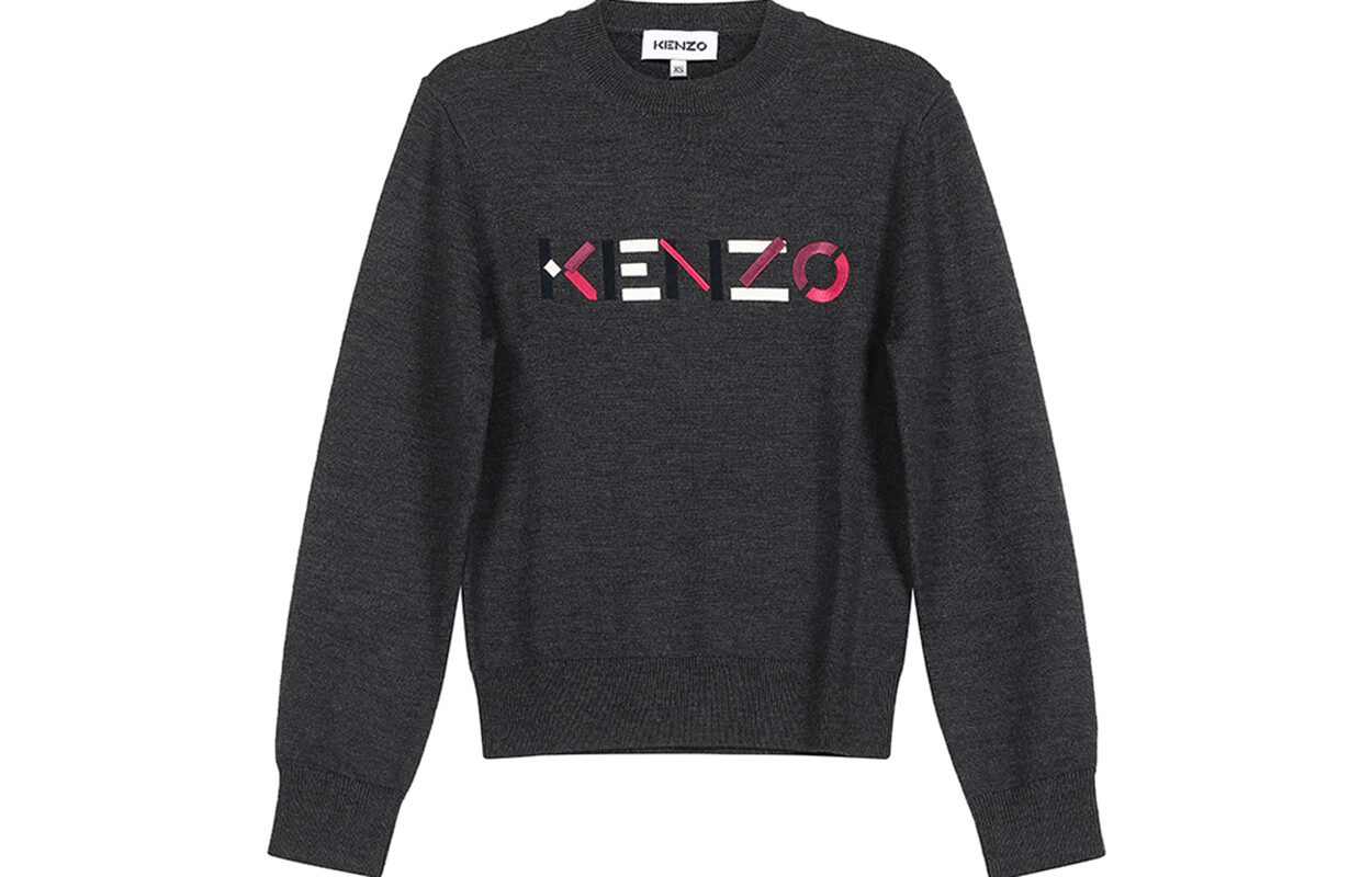 Свитер женский Kenzo с логотипом, темно-серый
Свитер женский Kenzo с логотипом, темно-серый