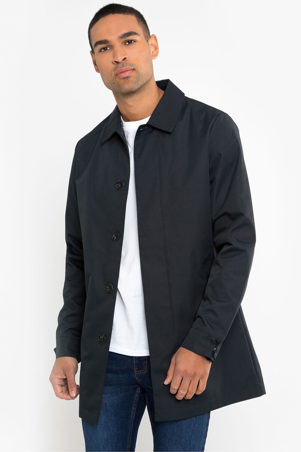 Непромокаемый приталенный тренч Threadbare, синий
Непромокаемый приталенный тренч Threadbare, синий