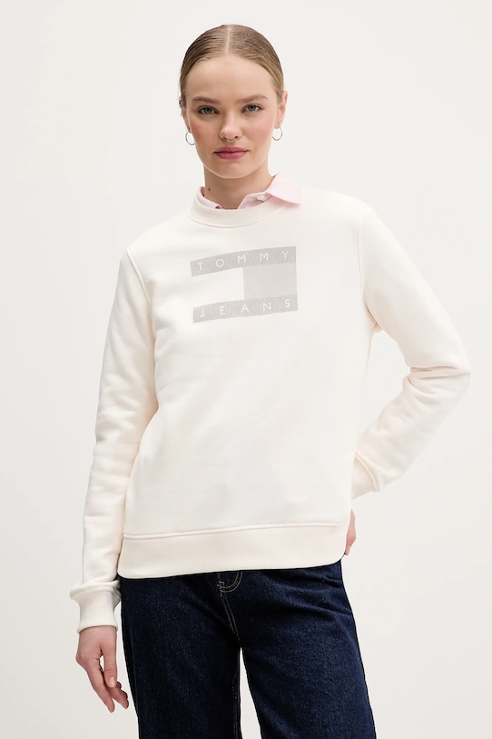 Хлопковая толстовка Tommy Jeans, бежевый
Хлопковая толстовка Tommy Jeans, бежевый