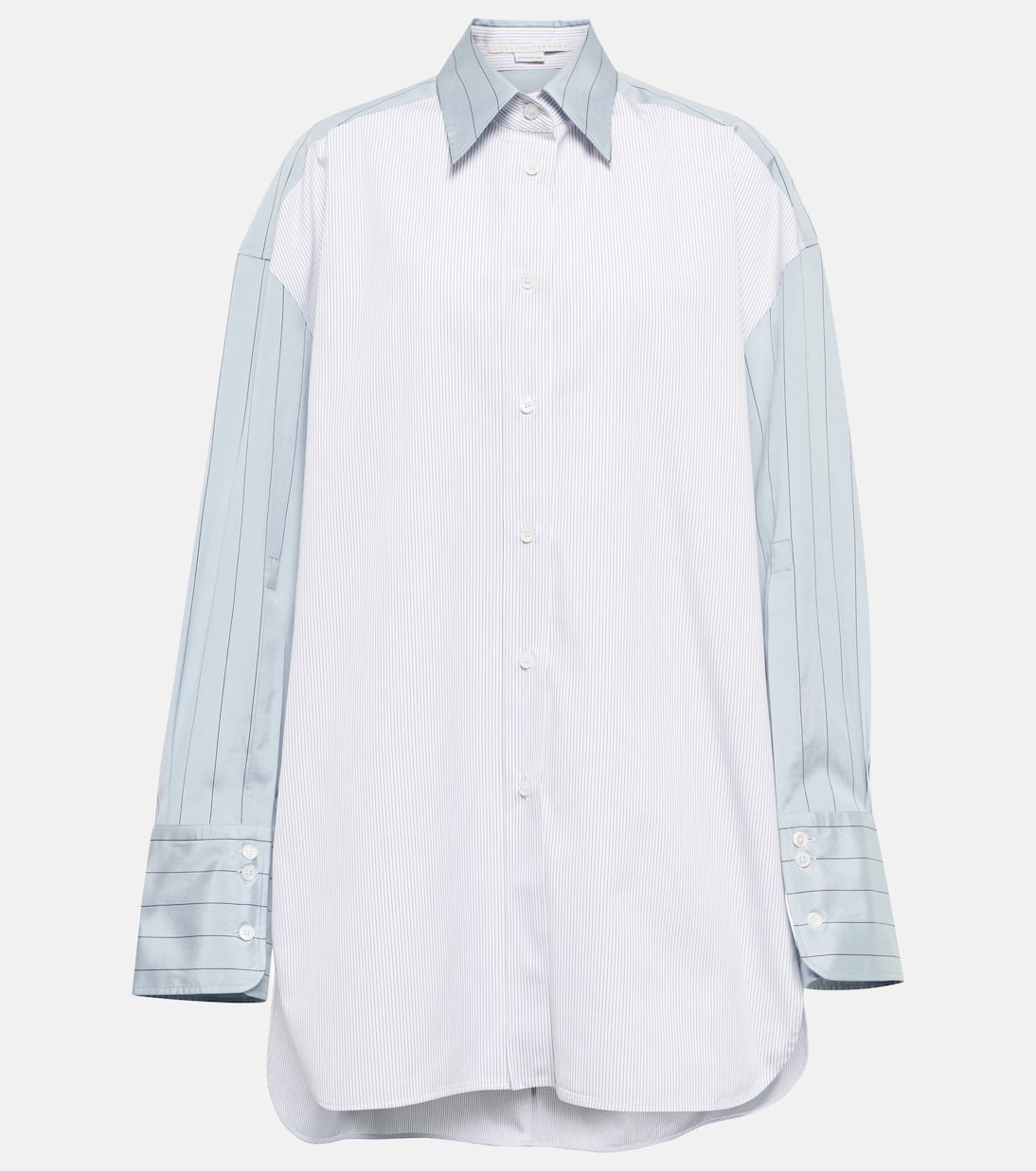 Полосатая рубашка свободного кроя из хлопка Stella McCartney, White Blue
Полосатая рубашка свободного кроя из хлопка Stella McCartney, White Blue