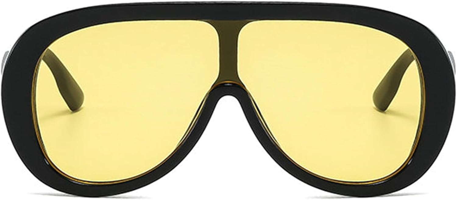 Willochra — большие солнцезащитные очки-пилот для женщин, модные очки в крупной оправе, цельные солнцезащитные очки-маска, стильные очки в металлической оправе овальной формы, Yellow
Willochra — большие солнцезащитные очки-пилот для женщин, модные очки в крупной оправе, цельные солнцезащитные очки-маска, стильные очки в металлической оправе овальной формы, Yellow