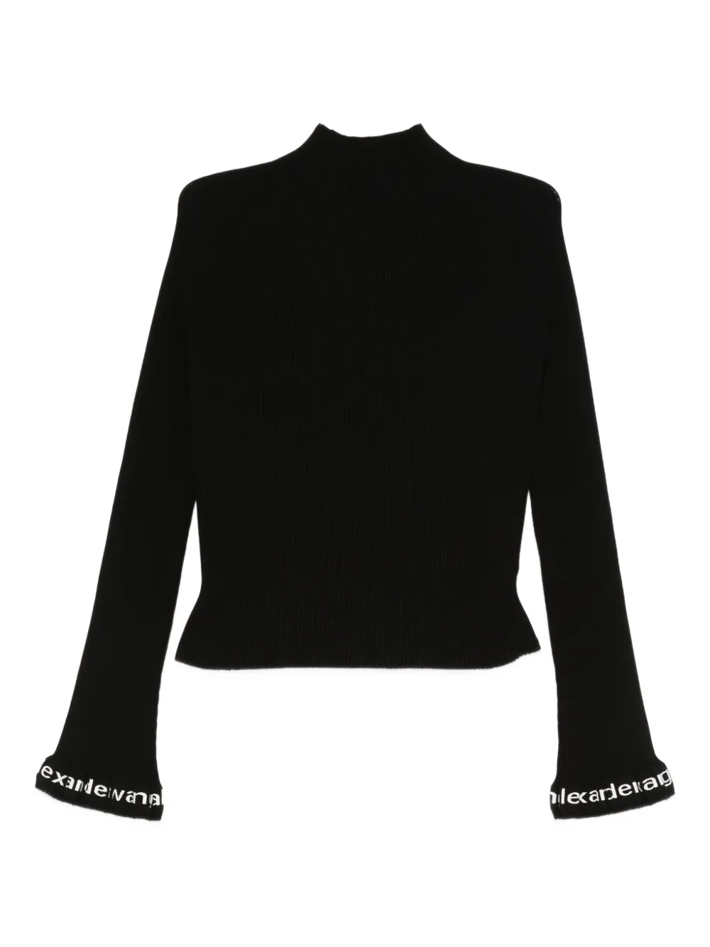 Трикотажный топ в рубчик с логотипом Alexander Wang, черный
Трикотажный топ в рубчик с логотипом Alexander Wang, черный