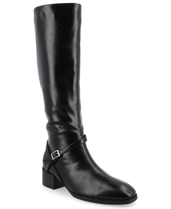 Женские ботинки Rhianah Tru Comfort из пеноматериала широкой ширины, стандартный наборный каблук с квадратным носком Journee Collection, черный
Женские ботинки Rhianah Tru Comfort из пеноматериала широкой ширины, стандартный наборный каблук с квадратным носком Journee Collection, черный