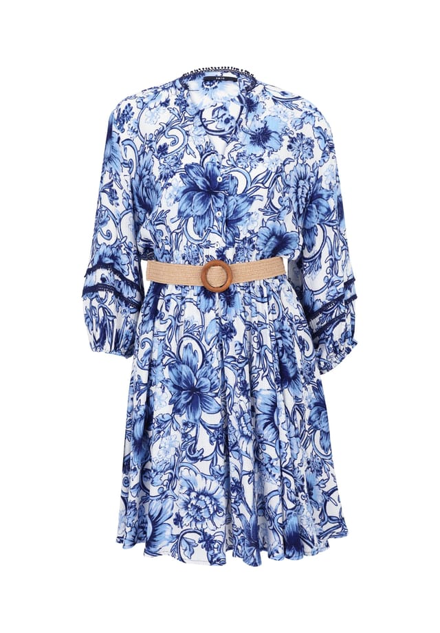 Платье-Блуза с завязывающимся поясом Zero, мультиколор
Платье-Блуза с завязывающимся поясом Zero, мультиколор