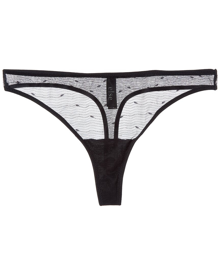 Эльс Кейт Стринги ELSE, черный 
Эльс Кейт Стринги ELSE, черный