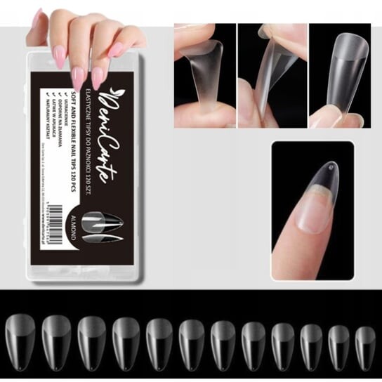 Гибкие типсы, бесцветные, 120 шт. Deni Carte
Гибкие типсы, бесцветные, 120 шт. Deni Carte