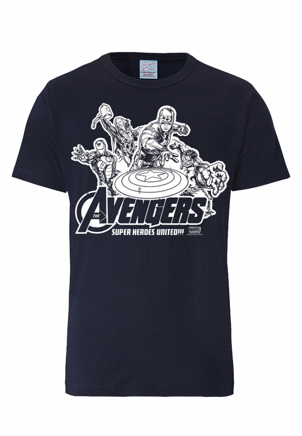 Футболка с принтом MARVEL COMICS AVENGERS LOGOSHIRT, темно-синий
Футболка с принтом MARVEL COMICS AVENGERS LOGOSHIRT, темно-синий