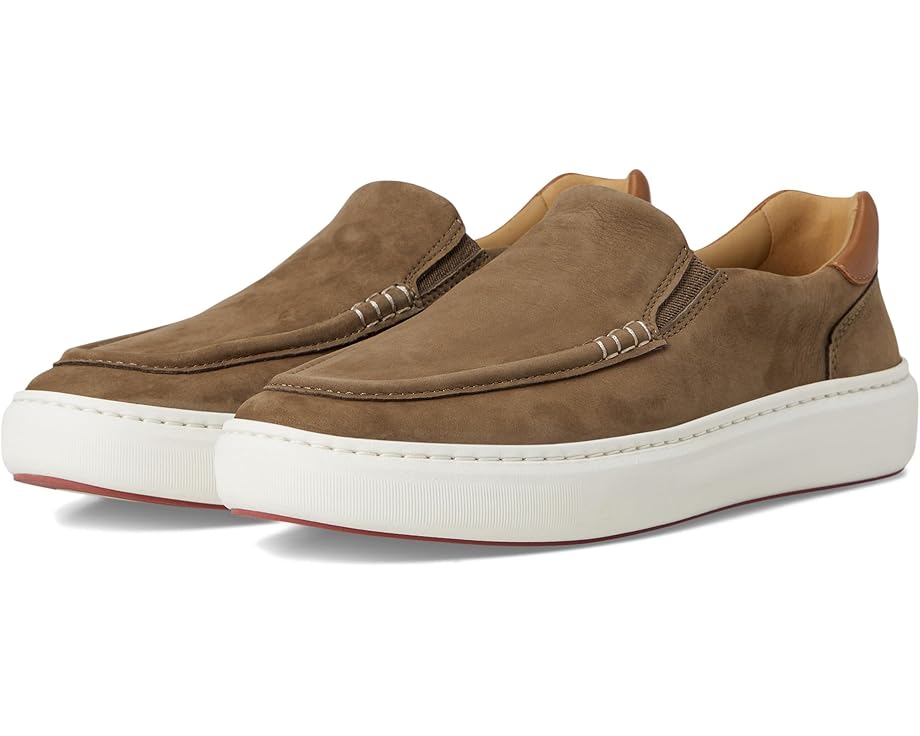Лоферы Johnston & Murphy Anders Moc Toe Slip-on, цвет Taupe Nubuck 
Лоферы Johnston & Murphy Anders Moc Toe Slip-on, цвет Taupe Nubuck