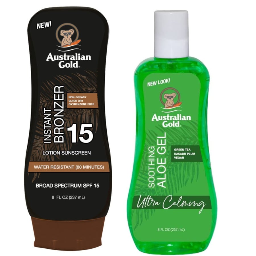 Солнцезащитный лосьон Australian Gold SPF15 + Алоэ после загара
Солнцезащитный лосьон Australian Gold SPF15 + Алоэ после загара