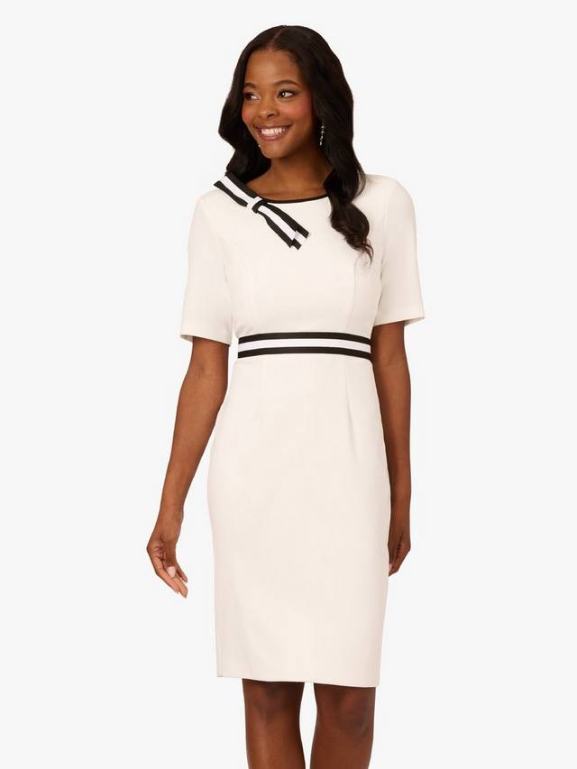 Платье-футляр из креповой ленты Adrianna Papell, цвет Ivory/Black
Платье-футляр из креповой ленты Adrianna Papell, цвет Ivory/Black