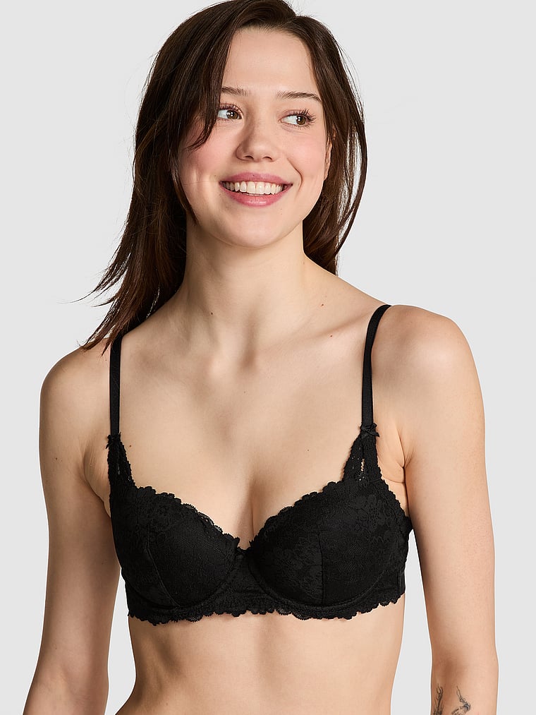 Бюстгальтер-Балконет Wink с легкой подкладкой Pink Wink, wink lace pure black
Бюстгальтер-Балконет Wink с легкой подкладкой Pink Wink, wink lace pure black