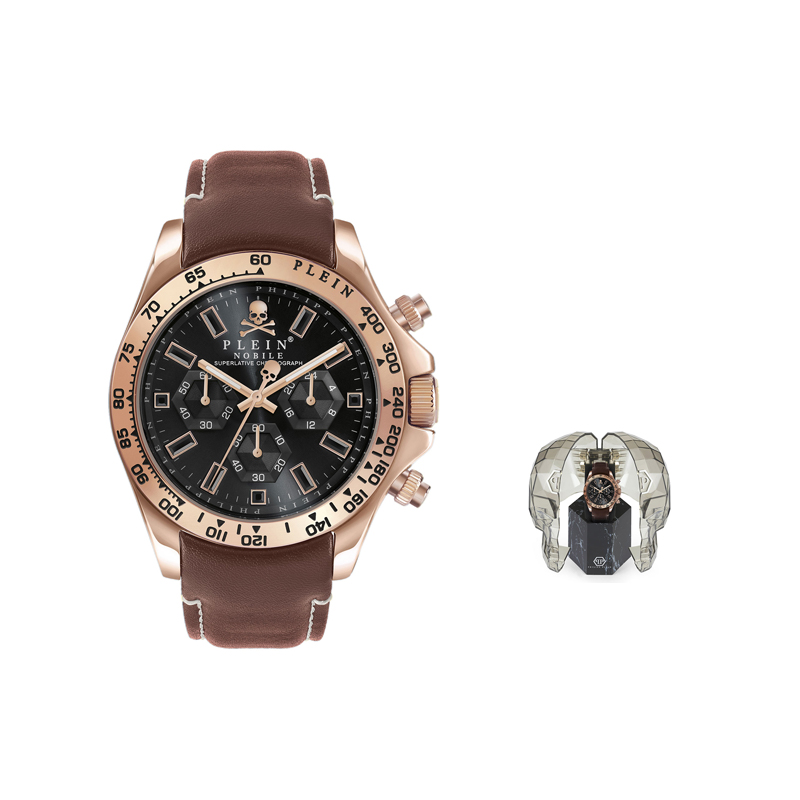Наручные часы мужские кварцевые с кожаным ремешком черный циферблат 43 мм PHILIPP PLEIN, подарочная упаковка 
Наручные часы мужские кварцевые с кожаным ремешком черный циферблат 43 мм PHILIPP PLEIN, подарочная упаковка